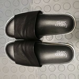 Franco Sarto Black Slides